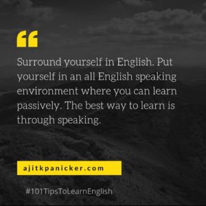 #Tip2ToLearnEnglishLanguage – #101TipsToLearnEnglish Initiative