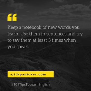 #Tip5ToLearnEnglishLanguage – #101TipsToLearnEnglish Initiative