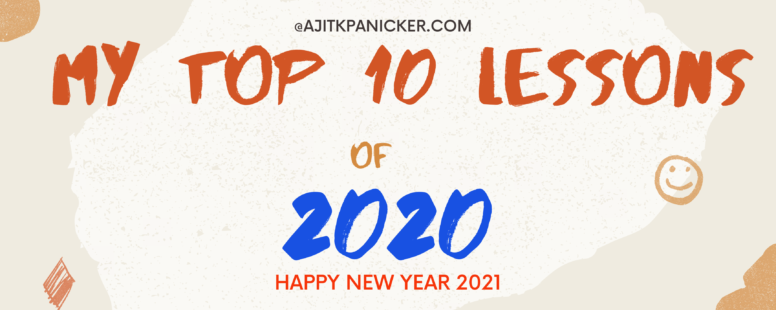 My Top 10 Lessons of 2020