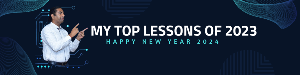 MY TOP 10 LESSONS OF 2023